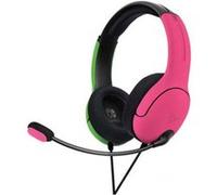 Casque gaming Pdp LVL40 Nintendo Switch Rose et vert Rose G