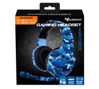 Casque Gaming Pour Ps5 Ps4 Xbox Serie Switch Pc Bleu Camo