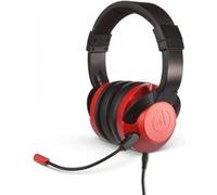 PowerA Fusion Casque avec fil Arceau Jouer : Un casque audio confortable et polyvalent pour une expérience de jeu immersive - Noir et rouge
