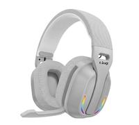 Casque Gaming sans Fil Bluetooth pour PC et Smartphone, LED RGB et Micro,Gris