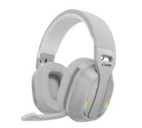 Casque Gaming sans Fil Bluetooth pour PC et Smartphone avec LED RGB et Micro LinQ Gris