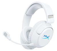 HyperX Casque gaming sans fil Cloud Flight 2 – RVB personnalisable, 100 h, 2,4 GHz+Bluetooth, Blanc