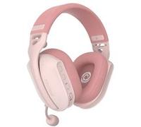 Oniverse Casque gaming sans fil Polaris – 7.1 virtuel, 2.4GHz/Bluetooth, 33h, double micro – Rose