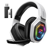 Casque Gaming Sans Fil pour PC PS5 PS4 2.4GHz Audio sans perte USB & Type-C c...