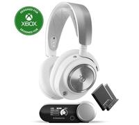 SteelSeries Arctis Nova Pro Wireless Xbox Blanc - Casque Gaming multisystème - Haut-parleurs magnétiques néodyme - ANC - Autonomie illimitée - Micro ClearCast Gen2 - Xbox, PC,PS5,PS4, Switch 2 -Blanc