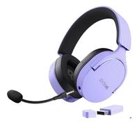 Trust Casque gaming GXT 491P Fayzo Sans fil Bluetooth + 2.4 GHz Surround 7.1 50 mm RGB Pourpre