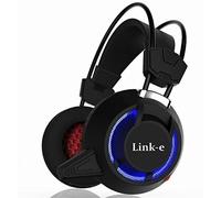 Casque Gaming stéréo filaire avec microphone et LED pour Gamer - compatible consoles (PS4, Xbox One...), PC, Tablettes, Smartphones...(réduction du bruit, controle volume...)