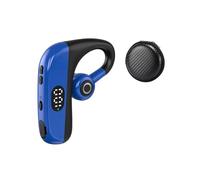 Casque Gaming X13 Écouteur Mono-oreille Bluetooth 5.1 Longue Veille Casque D'affaires Casque De Jeu Casque De Sport Réduction Du Bruit Appel Mains Libres Casque Conduction Osseuse(Z3-Blue-With Bag)