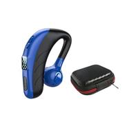 Casque Gaming X13 Écouteur Mono-oreille Bluetooth 5.1 Longue Veille Casque D'affaires Casque De Jeu Casque De Sport Réduction Du Bruit Appel Mains Libres Casque Conduction Osseuse(P13 Blue With Bag)