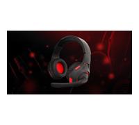 Casque - GENESIS - NSG-1992 - Filaire - USB 2.0 - Noir-Rouge - Pour joueurs