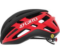 Giro Agilis - casque de route - MIPS - In-Mold - ajustement réglable - bonne ventilation - Matte Black/Red, taille: M