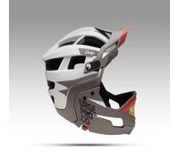Casque mentonniere amovible urge gringo de la sierra 15th gris blanc