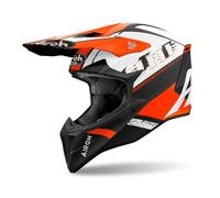 Casque Helmet Cross Wraap Feel Orange Airoh TAILLE S
