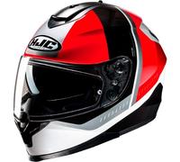 casque hjc c70n alia - noir / blanc / rouge (mc1) L