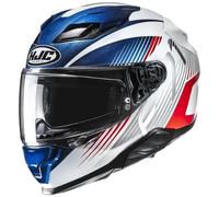 casque hjc f71 catos (mc21) - blanc / bleu / rouge L