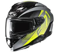 casque hjc f71 catos (mc3h) - noir / fluorescent XL