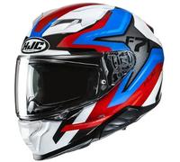 casque hjc f71 fes (mc21) - blanc / bleu / rouge M