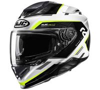 casque hjc rpha 71 ellon - noir / blanc / jaune XXL