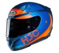 casque hjc rpha11 bine - orange / bleu XXL