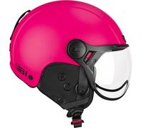 Casque homologué de ski et de vélo électrique CGM 801A EBI MONO rose fluo mat taille L