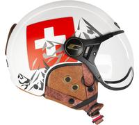 Casque homologué de ski et de vélo électrique CGM 801C EBI SVIZZERA Blanc Rouge Opaque taille XXL