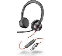 Casque HP Poly Blackwire 8225 USB-C avec adaptateur USB-C/A (en vrac)