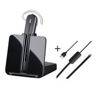 Poly CS540A - CS540 Series - micro-casque - sur-oreille - convertible - DECT - sans fil - Suppresseur de bruit actif - noir