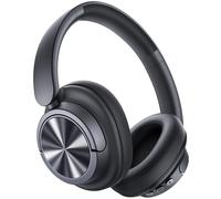 Casque hybride avec suppression active du bruit - 120 heures de lecture - Casque sans fil Bluetooth 6.0 avec micro d'appel HD 6 ENC, audio spatial haute résolution à 360 ° ANC pour voyage et