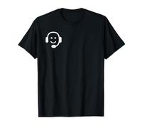Casque Icon Call Center Gamer Support Design T-Shirt