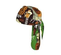 Casque imprimé bière, tête de mort, séchage rapide, léger, respirant, taille unique, bonnet moderne pour adulte