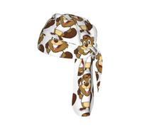Casque imprimé castor coquin, casquette à séchage rapide, léger, respirant, taille unique, adulte moderne