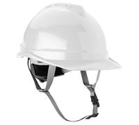 Casque industriel avec jugulaire blanc