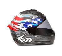 Casque Intégral 6D ATS-1R Super Rouge/Blanc/BleuXL Rouge,Blanc,Bleu