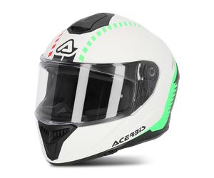 Casque Intégral Acerbis Krapon Blanc/Noir MatM Blanc,Noir Mat