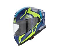 Casque Intégral ACERBIS X-Way Graphic ECE 22.06 Bleu Jaune S M L XL XS