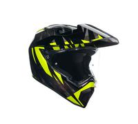 AGV AX9 Carbon Steppa, casque enduro M Gris Foncé/Gris/Jaune Néon Gris Foncé/Gris/Jaune Néon