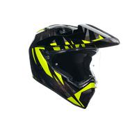 AGV AX9 Carbon Steppa, casque enduro XS Gris Foncé/Gris/Jaune Néon Gris Foncé/Gris/Jaune Néon