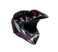 Casque Intégral AGV AX9 CARBON Steppa Carbon/Red/Blue