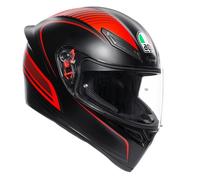 Casque Intégral AGV K-1 Warmup Noir Rouge Taille MS 57 cm