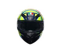 AGV K1 S Soleluna 2017, casque intégral XL Noir/Jaune Néon//Bleu/Rouge Noir/Jaune Néon//Bleu/Rouge