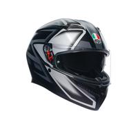 Casque Intégral AGV K3 Compound (Noir Mat/Gris) Taille: M (57)