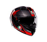 Casque Intégral AGV K3 Striga Black/Grey/Red