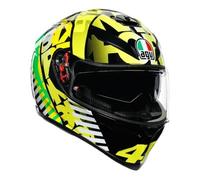 Casque Intégral AGV K3-SV MPLK TOP Tribe 46 Rossi Vert Jaune Tailles XS S MS ML