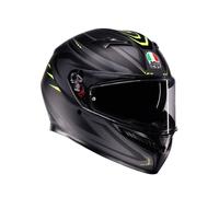 Casque Intégral AGV K3 Syth Matt Black/Yellow Fluo