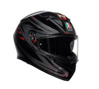 Casque Intégral AGV K3 Syth Nero/Rosso MPLK E2206, XS-XL, 1400-1599 g