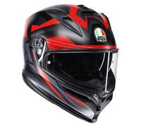 AGV K7 Glimpse S26, casque intégral XL Mat Noir/Rouge/Gris Mat Noir/Rouge/Gris