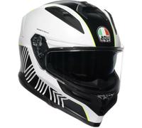 Casque intégral AGV K7 SUPER 46 noir et blanc taille L