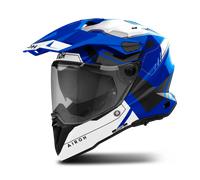 Airoh Commander 2 Reveal, casque enduro M Bleu/Blanc/Noir Bleu/Blanc/Noir