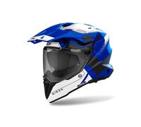 Airoh Commander 2 Reveal, casque d aventure XS Bleu/Blanc/Noir Bleu/Blanc/Noir