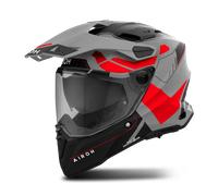 Airoh Commander 2 Reveal, casque enduro S Mat Gris/Noir/Rouge Néon Mat Gris/Noir/Rouge Néon